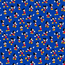 Load image into Gallery viewer, Mickey Mouse Toss Blue Fabric Nurse Medical Scrub Top Unisex Style for Men & Women