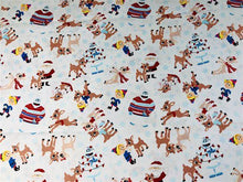 Load image into Gallery viewer, Merry Christmas Rudolph the Red Nosed Reindeer Cartoon Medical Scrub Top Unisex Style for Men & Women