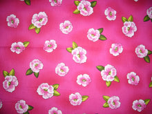 Load image into Gallery viewer, Medical Scrub Top Pink Floral Flowers Unisex Relaxed Style for Men & Women