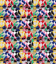 Load image into Gallery viewer, Go Go Power Rangers Fabric Stethoscope sock cover for Medical Professionals