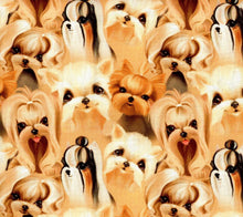 Load image into Gallery viewer, Pedigree Puppy Dogs Packed Fabric Veterinary Tech Nurse Medical Scrub Top Unisex Style Scrub Shirt for Men & Women