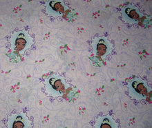 Load image into Gallery viewer, Princess Tiana Princess & The Frog Pink Fabric Unisex Medical Surgical Scrub Caps Men & Women Tie Back and Bouffant Hat Styles