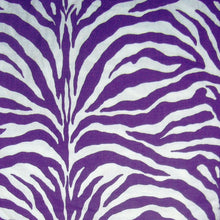 Load image into Gallery viewer, Tiger Cat Animal Skin Purple & White Nurse Medical Scrub Top Unisex Style for Men & Women