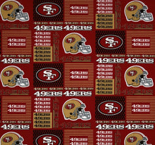 Load image into Gallery viewer, SF 49ERS FOOTBALL Unisex Medical Surgical Scrub Caps Men & Women Tie Back and Bouffant Hat Styles