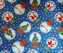 Load image into Gallery viewer, Merry Christmas Santa Snow Globe Medical Scrub Top Unisex Style for Men & Women