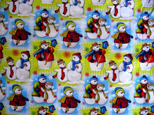 Load image into Gallery viewer, Merry Christmas Snowman Family Birdhouse Medical Scrub Top Unisex Style for Men & Women