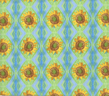 Load image into Gallery viewer, Rows of Watercolor Sunflowers Floral Flowers Fabric Nurse Medical Scrub Top Unisex Style for Men & Women