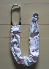 Load image into Gallery viewer, Calling All Nurses Vital Signs EKG White Fabric Stethoscope cover for Medical Professionals