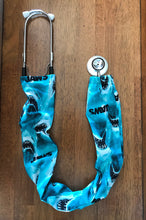 Load image into Gallery viewer, JAWS Shark Movie Stethoscope sock cover for Medical Professionals