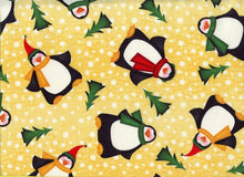 Load image into Gallery viewer, Merry Christmas Santa Plump Penguins Medical Scrub Top Unisex Style for Men & Women