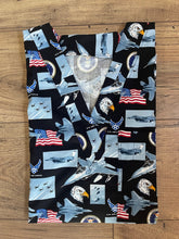 Load image into Gallery viewer, USAF Air Force Medical Scrub Top US Military Branch Unisex Style for Men & Women