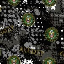 Load image into Gallery viewer, US Military Branch USA Army Gray Black Camo Fabric Nurse Medical Scrub Top Unisex Style for Men & Women