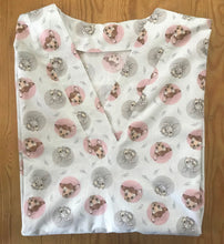 Load image into Gallery viewer, Bambi Medical Scrub Top Flower & Thumper Badge Unisex Style for Men & Women