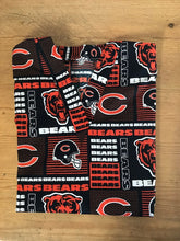 Load image into Gallery viewer, Football Chicago Bears Medical Scrub Top Unisex Relaxed Fit Men's Scrub Top Women's Scrub Top
