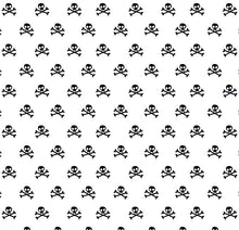 Load image into Gallery viewer, Skull & Crossbones black white Nurse Medical Scrub Top Unisex Style for Men & Women