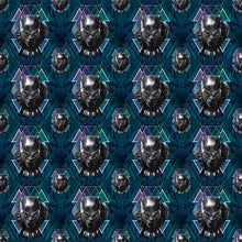 Load image into Gallery viewer, Super Hero BLACK PANTHER Fabric Nurse Medical Scrub Top Unisex Style Shirt for Men & Women