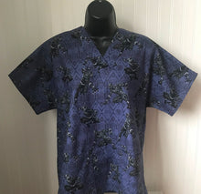 Load image into Gallery viewer, BLACK PANTHER IN ACTION Medical Scrub Top Unisex Style Shirt for Men & Women