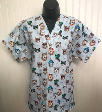 Load image into Gallery viewer, Cat Medical Scrub Top Selfie Beach Vacation Unisex Style for Men & Women