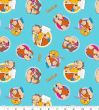 Load image into Gallery viewer, Hercules Greek God Super Hero Characters Blue Fabric Nurse Medical Scrub Top Unisex Style Shirt for Men & Women