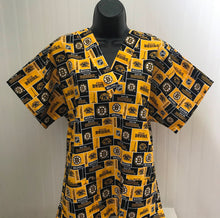 Load image into Gallery viewer, Hockey Boston Bruins Medical Scrub Top Unisex Style for Men & Women