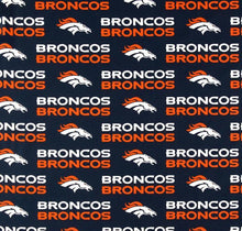 Load image into Gallery viewer, DENVER BRONCOS FOOTBALL Unisex Medical Surgical Scrub Caps Men & Women Tie Back and Bouffant Hat Styles