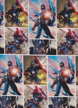 Load image into Gallery viewer, Super Hero Captain America Framed Fabric Unisex Medical Surgical Scrub Caps Men & Women Tie Back and Bouffant Hat Styles