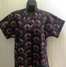 Load image into Gallery viewer, CAPTAIN Marvel Superhero Medical Scrub Top Unisex Style for Men & Women