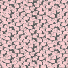 Load image into Gallery viewer, Pink Pigs on Gray Fabric Nurse Medical Scrub Top Unisex Style for Men & Women