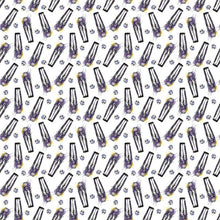 Load image into Gallery viewer, Nightmare Before Christmas JACK SKELLINGTON IN COFFINS White Fabric Unisex Medical Surgical Scrub Caps Men & Women Tie Back and Bouffant Hat Styles