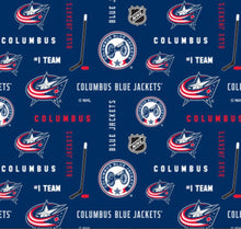 Load image into Gallery viewer, Solid Navy Scrub Top with Featured Hockey Fabric on *Neck Band & Pocket Options* Medical Scrub Top Unisex Style Shirt for Men & Women