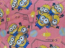 Load image into Gallery viewer, Despicable Me Minion Fabrics Medical Scrub Surgical Caps Tie Back Hat & Elastic Bouffant Unisex Men & Women