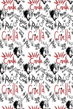 Load image into Gallery viewer, 101 Dalmatians Medical Scrub Top Evil Villain Cruella de Vil Unisex Style for Men & Women