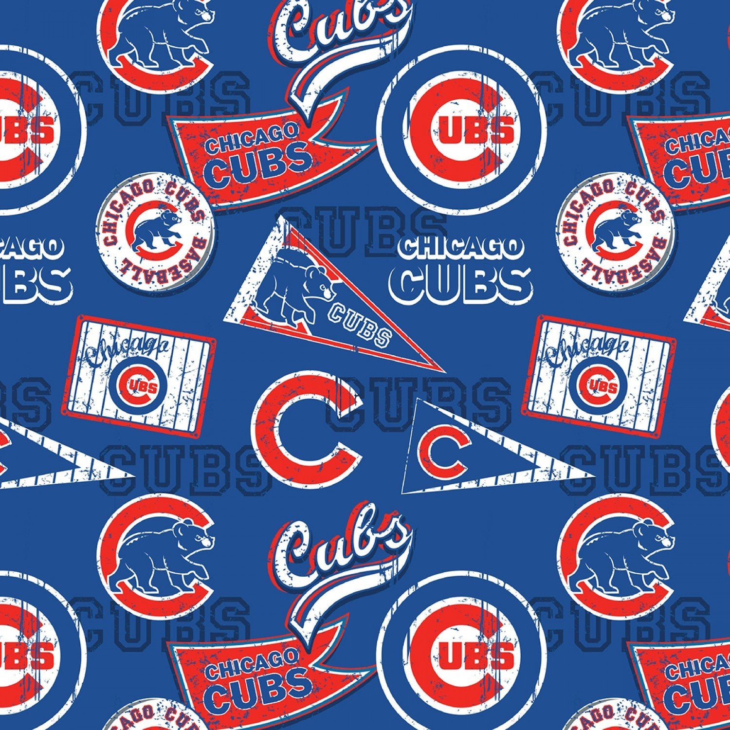 Chicago Cubs Scrub Top