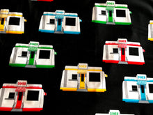 Load image into Gallery viewer, Retro Diner Restaurant Hot Dogs Hamburgers Nurse Medical Scrub Top Unisex Style for Men & Women