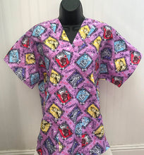 Load image into Gallery viewer, Princesses Medical Scrub Top I Am Princess Snow White Cinderella Belle Rapunzel Unisex Style for Men & Women