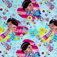 Load image into Gallery viewer, Doc McStuffins Fabric Nurse Medical Scrub Top Unisex Style for Men & Women