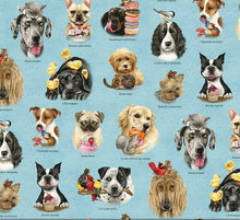 Load image into Gallery viewer, Dog Medical Scrub Top Silly Mischievous Dog Drama Veterinary Tech Unisex Style for Men & Women