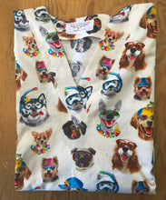 Load image into Gallery viewer, Dogs Medical Scrub Top Selfie Beach Vacation Unisex Style for Men & Women