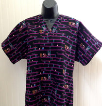 Load image into Gallery viewer, Nintendo Video Game Medical Scrub Top Donkey Kong Jumpman Unisex Style for Men & Women