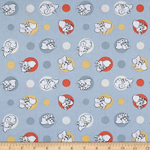 Load image into Gallery viewer, Dumbo in Colorful Dots Gray Fabric Unisex Medical Surgical Scrub Caps Men & Women Tie Back and Bouffant Hat Styles