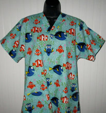 Load image into Gallery viewer, Finding Dory Medical Scrub Top Smiles Unisex Style for Men & Women