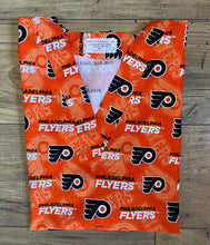 Load image into Gallery viewer, Hockey Philadelphia Flyers Medical Scrub Top Unisex Relaxed Style Men's Scrub Top & Women's Scrub Top