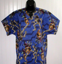 Load image into Gallery viewer, Guardians of the Galaxy Medical Scrub Top Characters Guardian of War Large Print Unisex Style Shirt for Men & Women