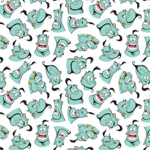 Load image into Gallery viewer, Aladdin Genie White Fabric Unisex Medical Surgical Scrub Caps Men & Women Tie Back and Bouffant Hat Styles