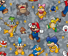 Load image into Gallery viewer, Video Game Nintendo Super Mario Characters Fabric Unisex Medical Surgical Scrub Caps Men & Women Tie Back and Bouffant Hat Styles