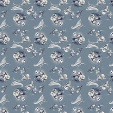 Load image into Gallery viewer, NBC Nightmare Before Christmas Jack & Sally Gray Fabric Unisex Medical Surgical Scrub Caps Men & Women Tie Back and Bouffant Hat Styles