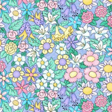 Load image into Gallery viewer, Medical Scrub Top Spring Has Sprung Flowers Unisex Relaxed Style for Men & Women