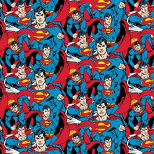 Load image into Gallery viewer, Super Hero Superman Packed Fabric Nurse Medical Scrub Top Unisex Style Shirt for Men & Women