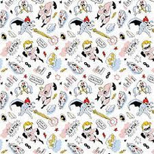 Load image into Gallery viewer, The Incredibles Characters Now That's Incredible White Fabric Unisex Medical Surgical Scrub Caps Men & Women Tie Back and Bouffant Hat Styles