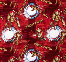 Load image into Gallery viewer, Solid Black Scrub Top with Iron Man Fabric on *Neck Band & Pocket Options* Medical Scrub Top Unisex Style Shirt for Men & Women